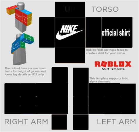 Roblox Nike Shirt Template
